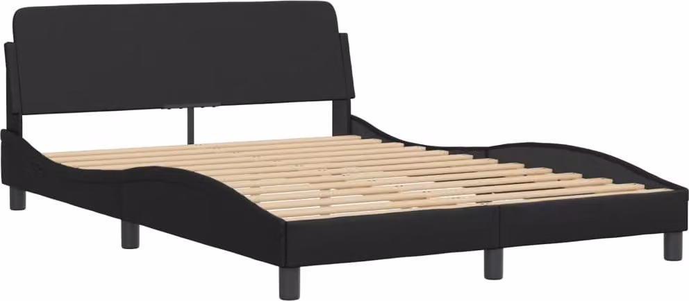 Giroletto Dover Nero 140x200 cm in Pelle finta