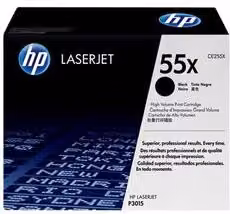 Toner Originale HP 55X CE255X Nero per Stampante Laser