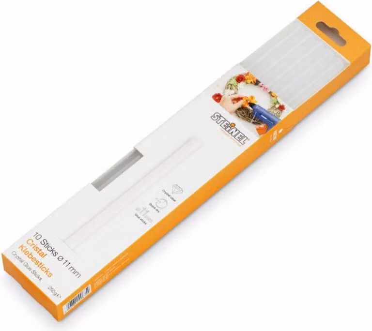 stick di colla steinel, diametro 11 mm CristalPoliuretanoda 10 pezzi