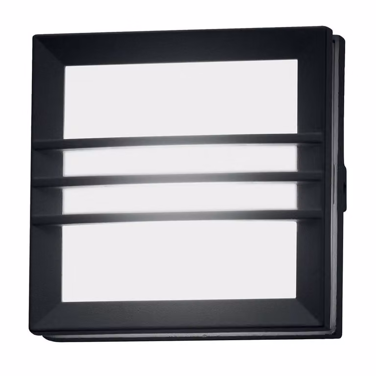 Applique da esterno moderna nera GX53 5,7 W LED Egil Elstead