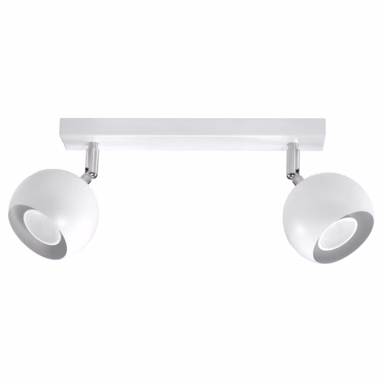 Lampada da soffitto OCULARE 2 bianco 2xGU10 10W acciaio 16x10x30cm Sollux Lighting