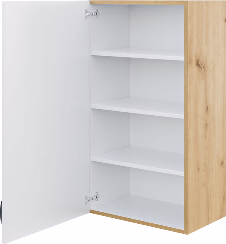 Armadietto superiore da cucina 50 cm FRYZIA - rovere artigianale / grafite