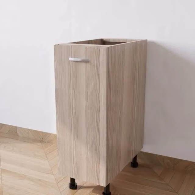 Base cucina Calandrelli con 1 anta, finitura opaca legno Olmo, L: 30 cm, P: 55,5 cm, H: 72 cm
