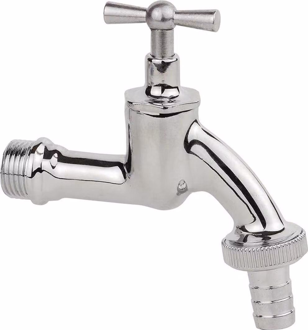 Maniglia a ginocchiera per valvola di scarico MS KIRCHHOFF, cromo, 1/2 "AG x 3/4 "AG x 1/2 "T