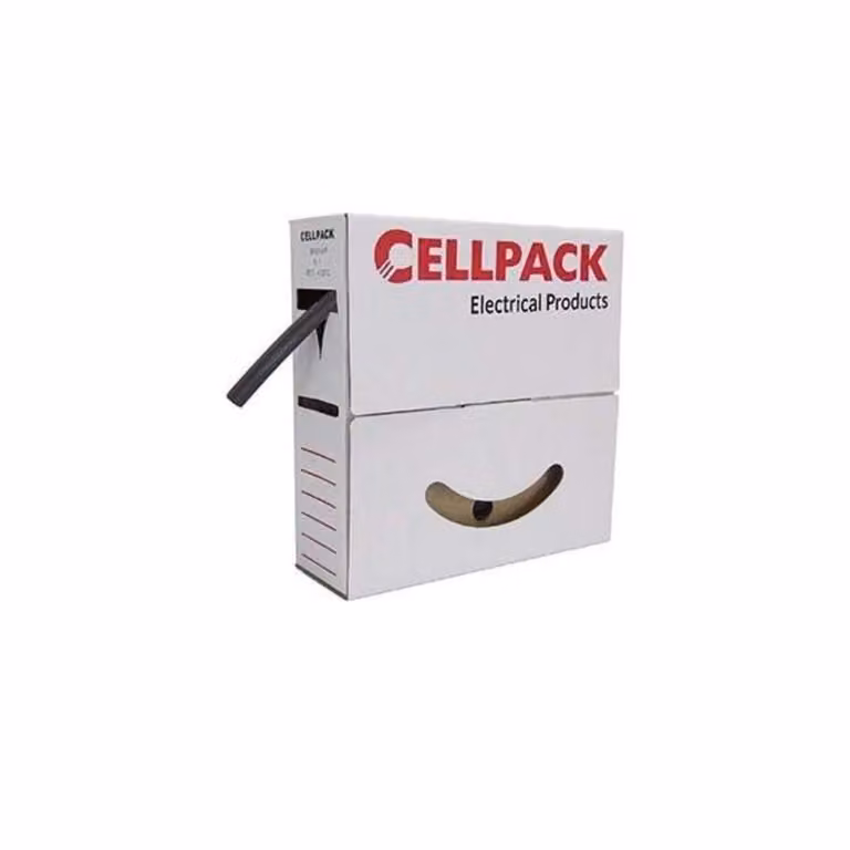 Tubo termorestringente Cellpack in confezione dispenser 10m SB/9-3/nero/10m