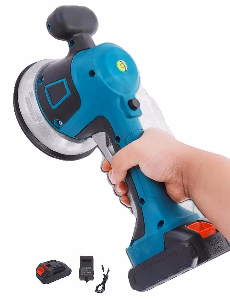 Livellatrice vibrante per piastrelle, regolabile su 6 livelli, funzionamento senza fili, con batteria