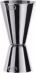 Jigger doppio Ilsa in acciaio inox color argento, capacità 20 e 40 ml, dimensioni: 4,5 x 9 cm
