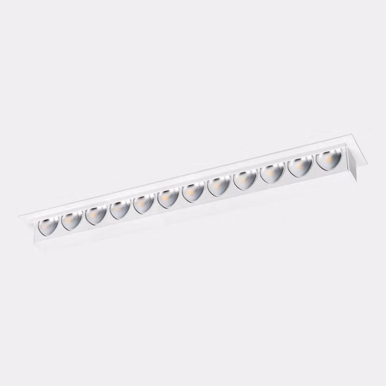 Downlight Bento Wall Washer 12 LED 12 Bianco caldo - 2700K CRI 90 Bianco IP20 842 lm