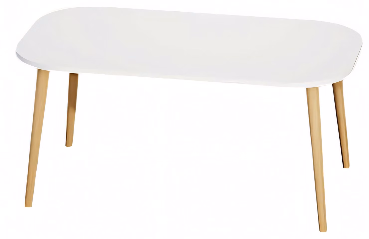 Moderner weißer Couchtisch aus Holz