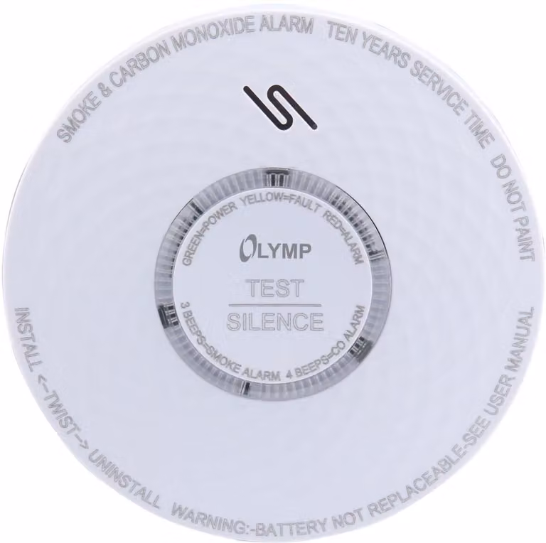 Olympia 6020 Olymp Rauch-/Kohlenmonoxid Warnmelder RC 200