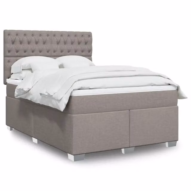 Letto Ibrido Moderno vidaXL con Struttura Imbottita e Illuminazione Sottostante L/P: 160 x 200 cm