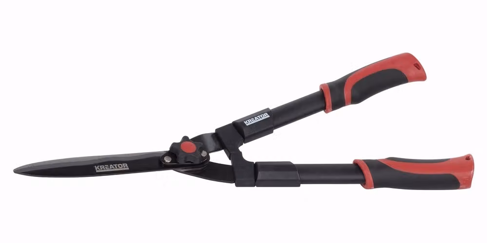 KREATOR tagliasiepi tipo Hedge cesoie da giardino 57 cm lama in acciaio - Acciaio al carbonio