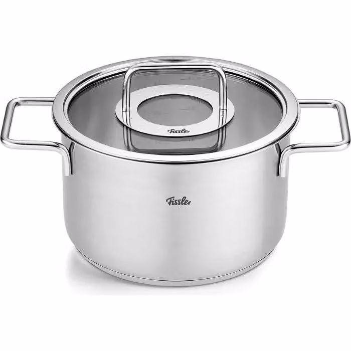 Pentola in Acciaio inox diam. 16cm con coperchio linea Pure Collection Fissler