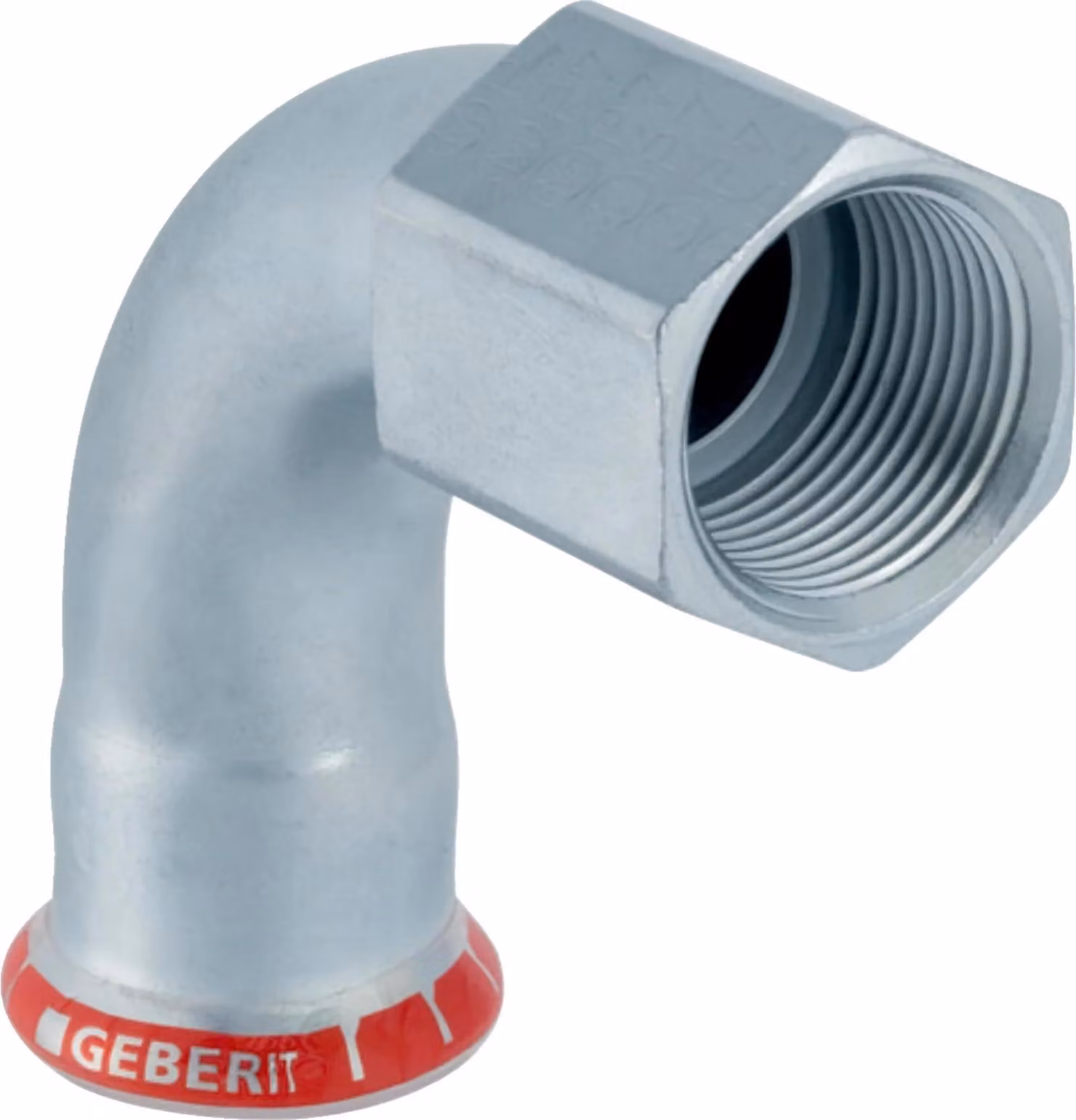 Geberit curva di transizione Mapress Acciaio al carbonio d 28xRp 1, 90G, m IG, zincata esternamente