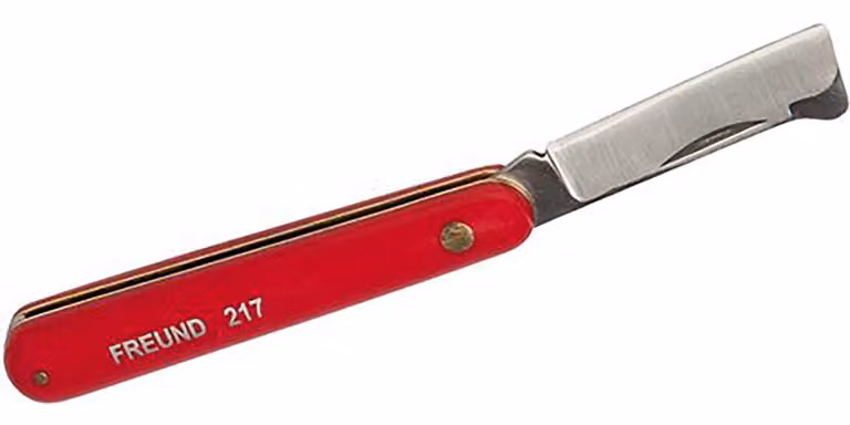 Lunghezza totale del coltello per oculatura/finitura 165 mm