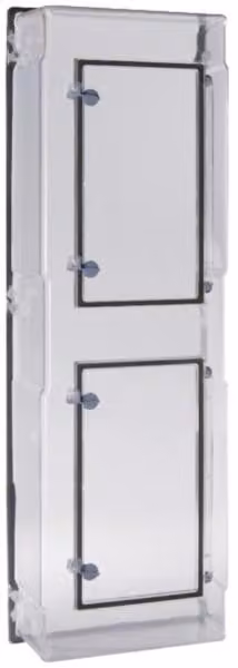 Coperchio del pannello del contatore IP54, trasparente, 750 mm con sportello