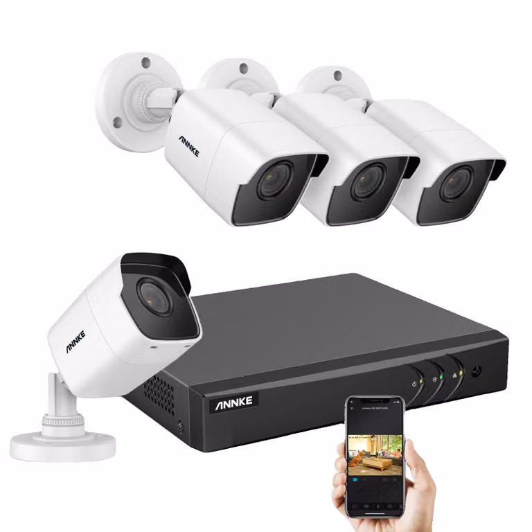 Sistema di sorveglianza TVCC, risoluzione 5MP, accesso remoto, design resistente alle intemperie, nessuno, R4BG
