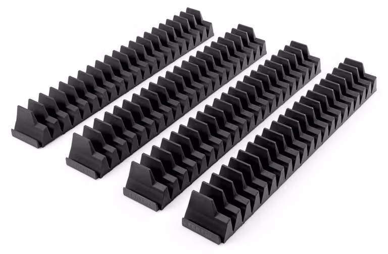 Set modulare di organizer con fessure, per 80 utensili (colore nero) | OTM92180