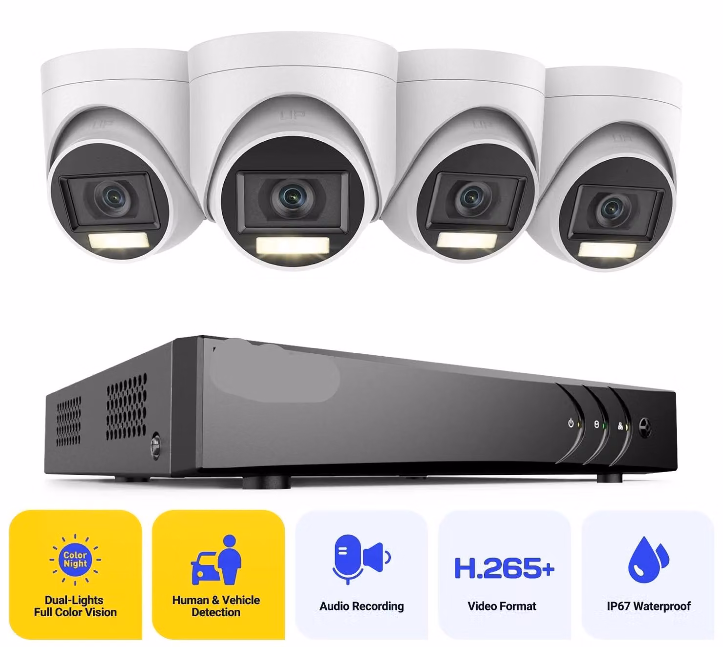 Telecamere di sicurezza - Sistemi di videosorveglianza - Telecamere CCTV - Impermeabili - Risoluzione 5MP