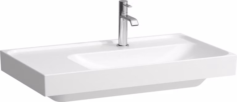 LAUFEN MEDA lavabo, encastrable, 800x460mm, tablette à gauche, 1 trou pour robinet, sans trop-plein, H8171157571111, H8171157571111