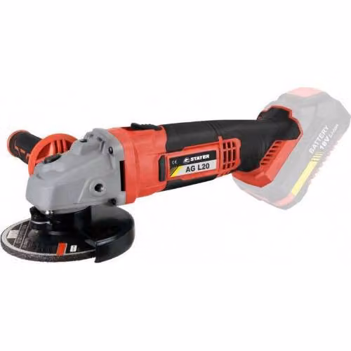 Smerigliatrice angolare, a batteria, AG L2024, Ø 115 mm, 18V, 4Ah, 2 batterie agli ioni di litio, STAYER