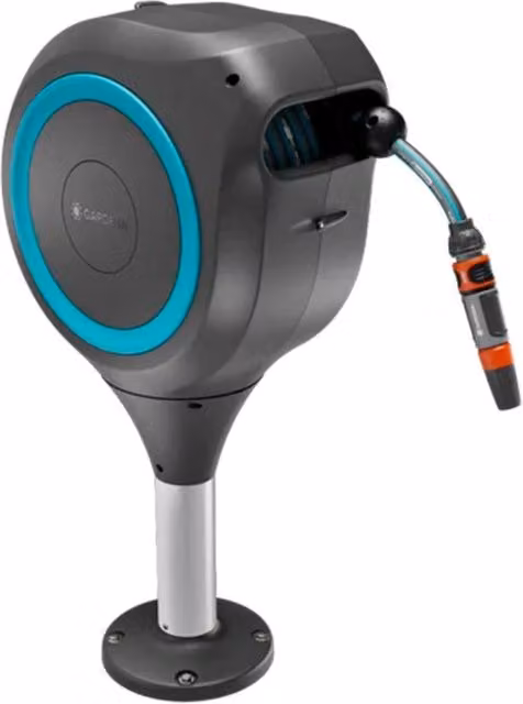Avvolgitubo automatico da parete GARDENA RollUp S grigio, 15 m