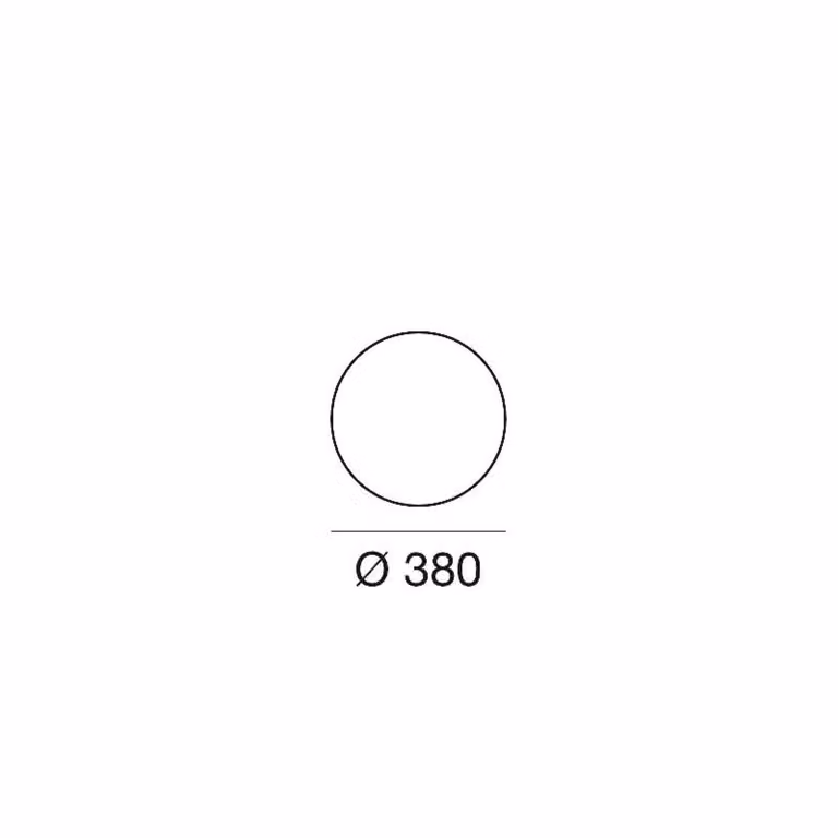 Linea Light Lampada LED da terra Oh!, Ø 38 cm, E27, policarbonato, bianco Oh!, Bianco / Opale, Plastica