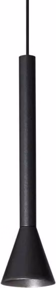 Lampada a sospensione Diesis Sp Ideal-Lux nera in metallo con tecnologia LED e design moderno