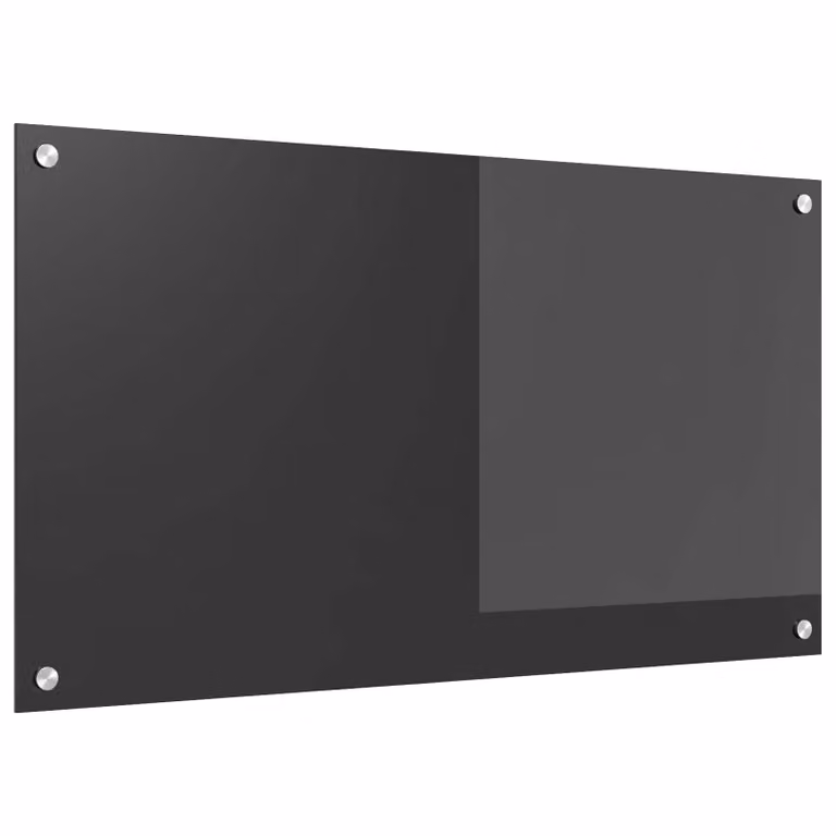 Schienale da cucina vidaXL in vetro temperato Grigio antracite L: 90 cm, H: 50 cm