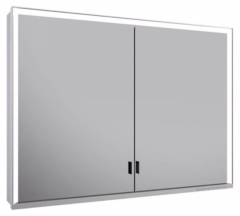 KEUCO Royal Lumos armoire de toilette murale 2 portes, porte longue, 1000mm, 14304172301, 14304172301