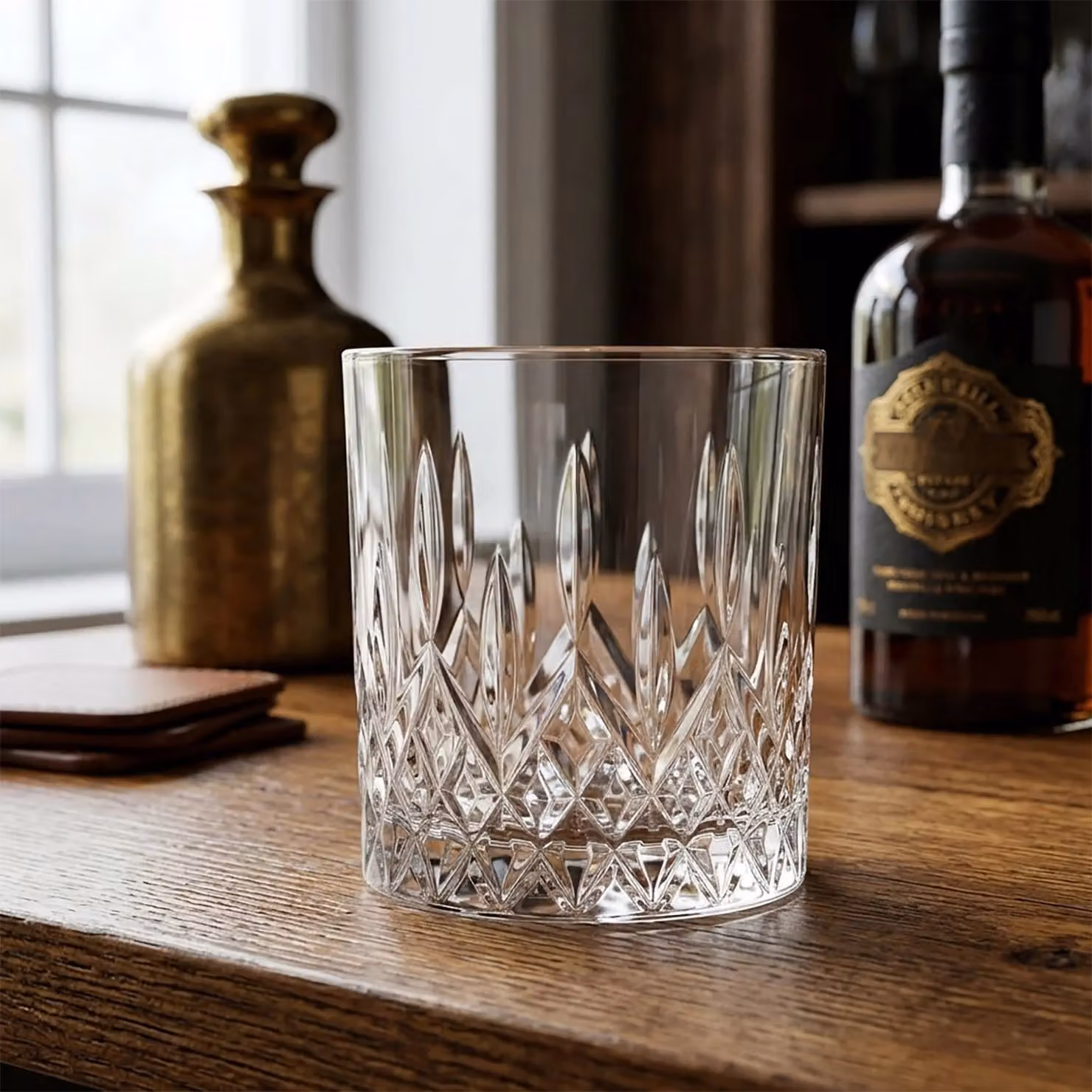 Set di 4 bicchieri in vetro Lav Odin Whisky modello tumbler, trasparenti, da 330 ml – 2