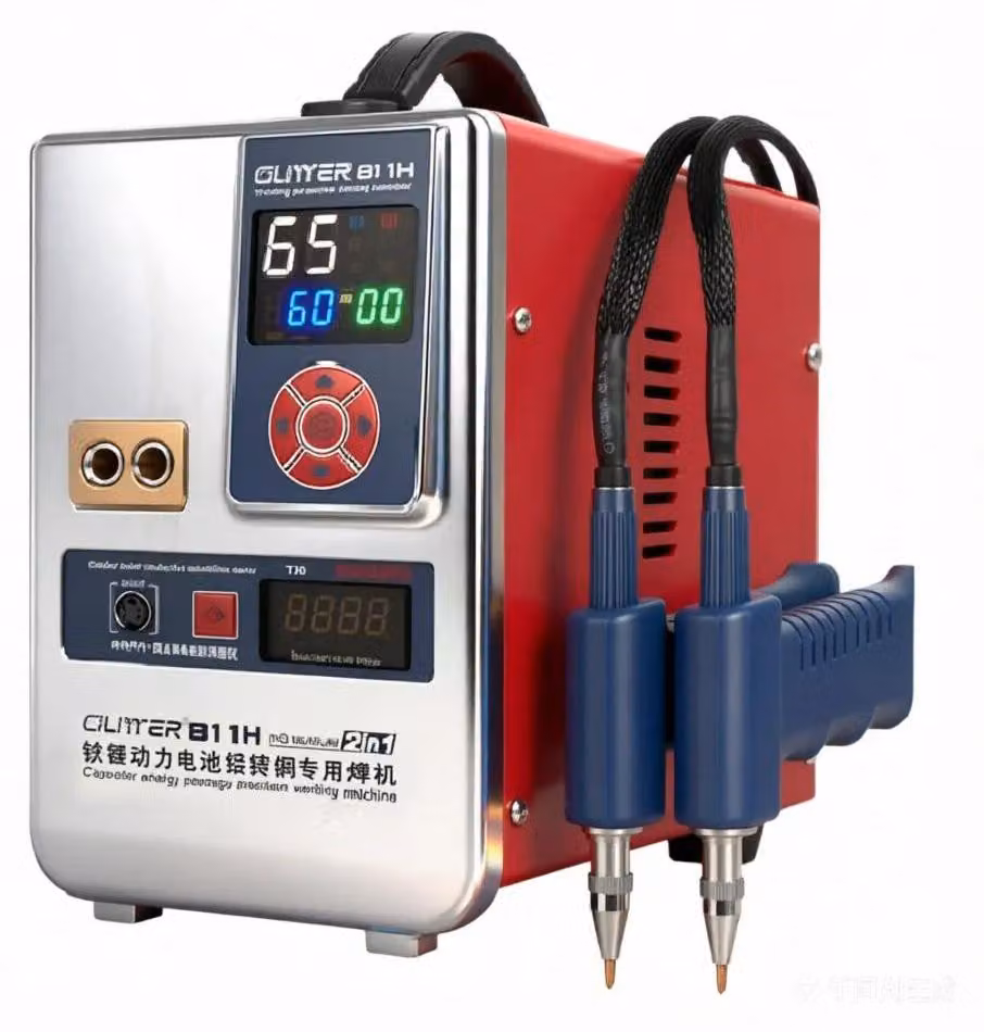 Saldatrice a punti industriale e milliohmmetro - 811H 48kW - 7000A. Saldatrice a punti a batteria - per batterie LiFePO4 e 18650 - per spessori fino a 0,45 mm (nichel/rame/alluminio) - 220V