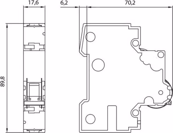 Leitungsschutzschalter 5SY6104-7 C4A 1polig 6kA (5SY61047)