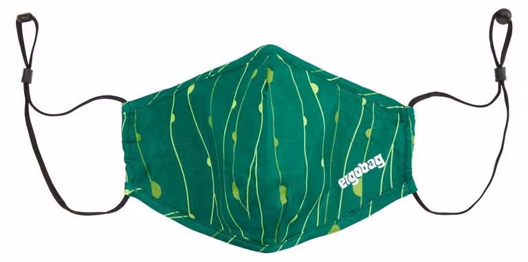 ergobag maschera facciale Children's Face Mask RambazamBär verde