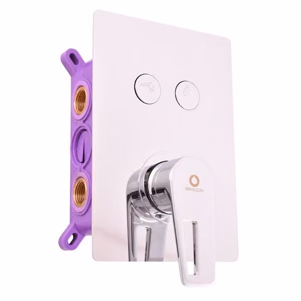 Slezák-RAV Miscelatore per doccia da incasso con interruttore COLORADO CO286BOX Colore: cromo
