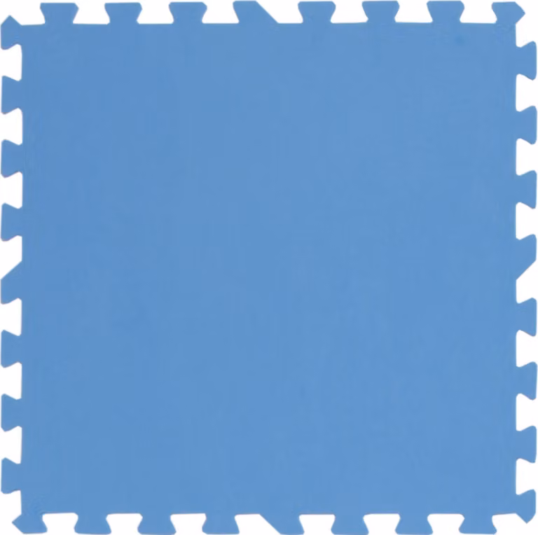 Tappetino protettivo per pavimenti 50x50 cm, confezione da 8 pezzi, blu, 2 m² di tappetino con sistema a incastro, antiscivolo, isolante per piscina, piscina per bambini, palestra e lavatrice