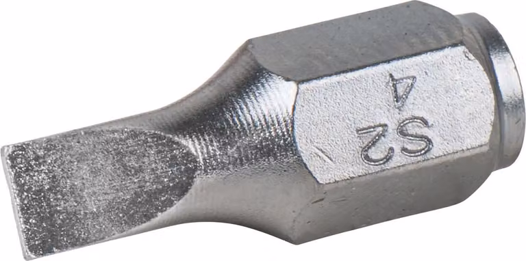 KS TOOLS 1/4" mini bit per viti con intaglio 4,0 mm 18 mm - 918.3047