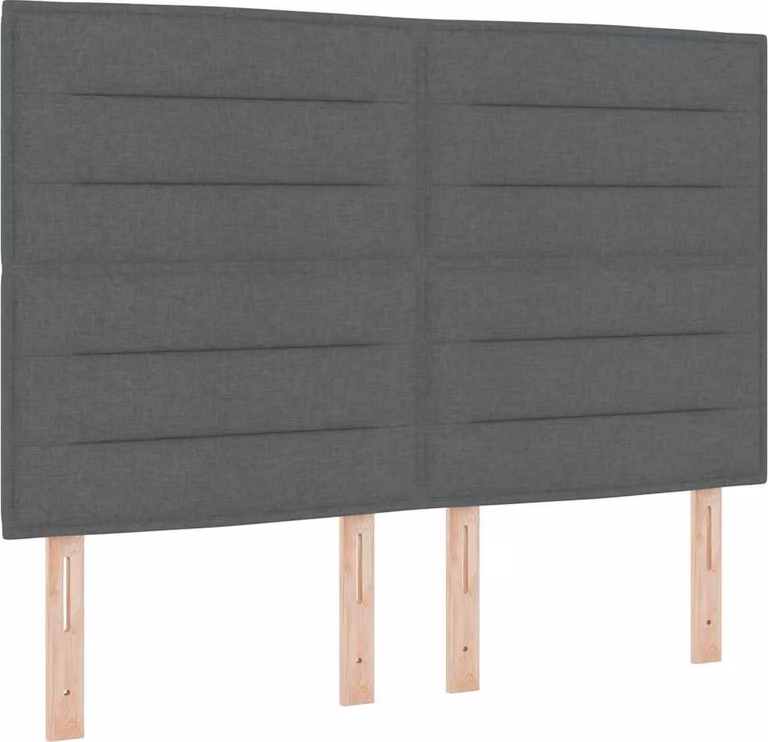 Testiera Grigio scuro 160 cm Tessuto
