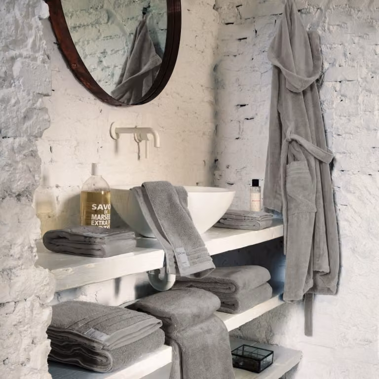 COCCOLA Accappatoio - Taglia: M,Colore: COCCOLA - GRIGIO