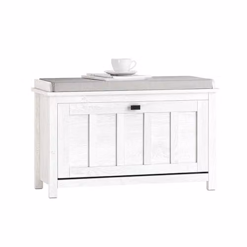 SoBuy Panca scarpiera con anta e ripiani 80x29x50cm per ingresso