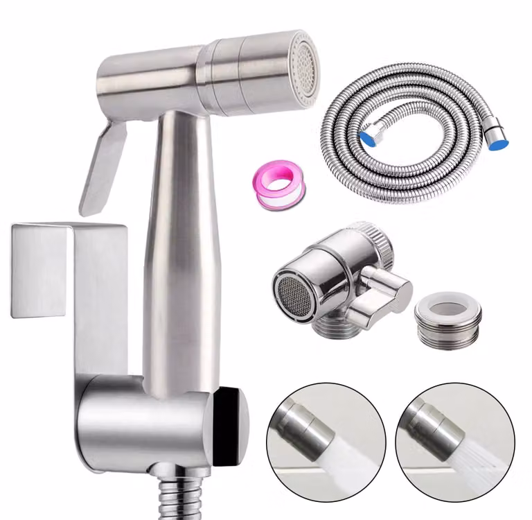 Solidchoice - Doccia e bidet in acciaio inossidabile con doppia modalità di spruzzo