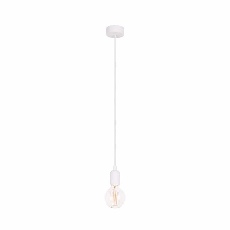 Nowodvorski SILICONE lampadario a sospensione bianco, acciaio 6403