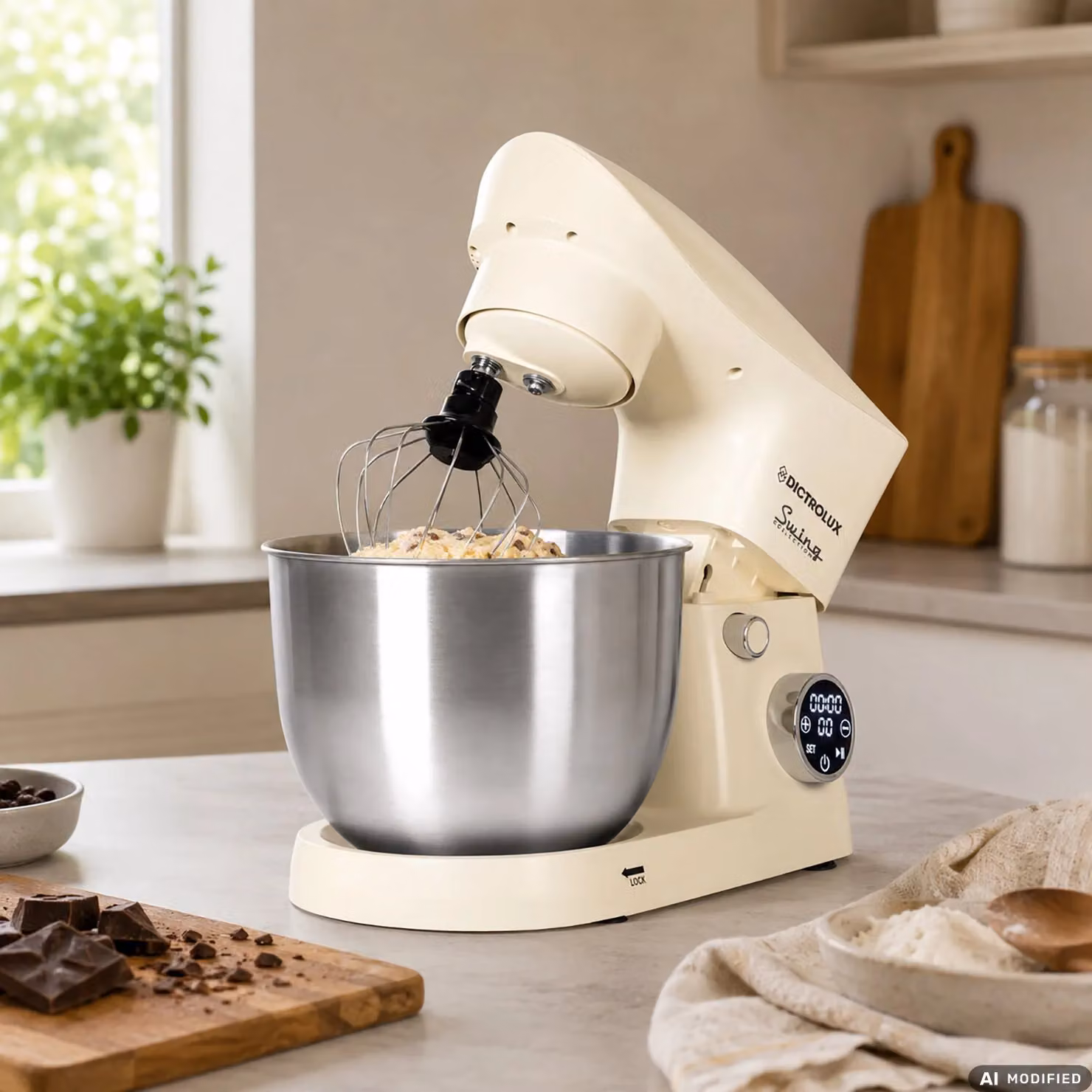 Impastatrice Planetaria DICTROLUX Swing SM-2545L Beige con Capacità 5 Litri e Potenza 1500 Watt – 2