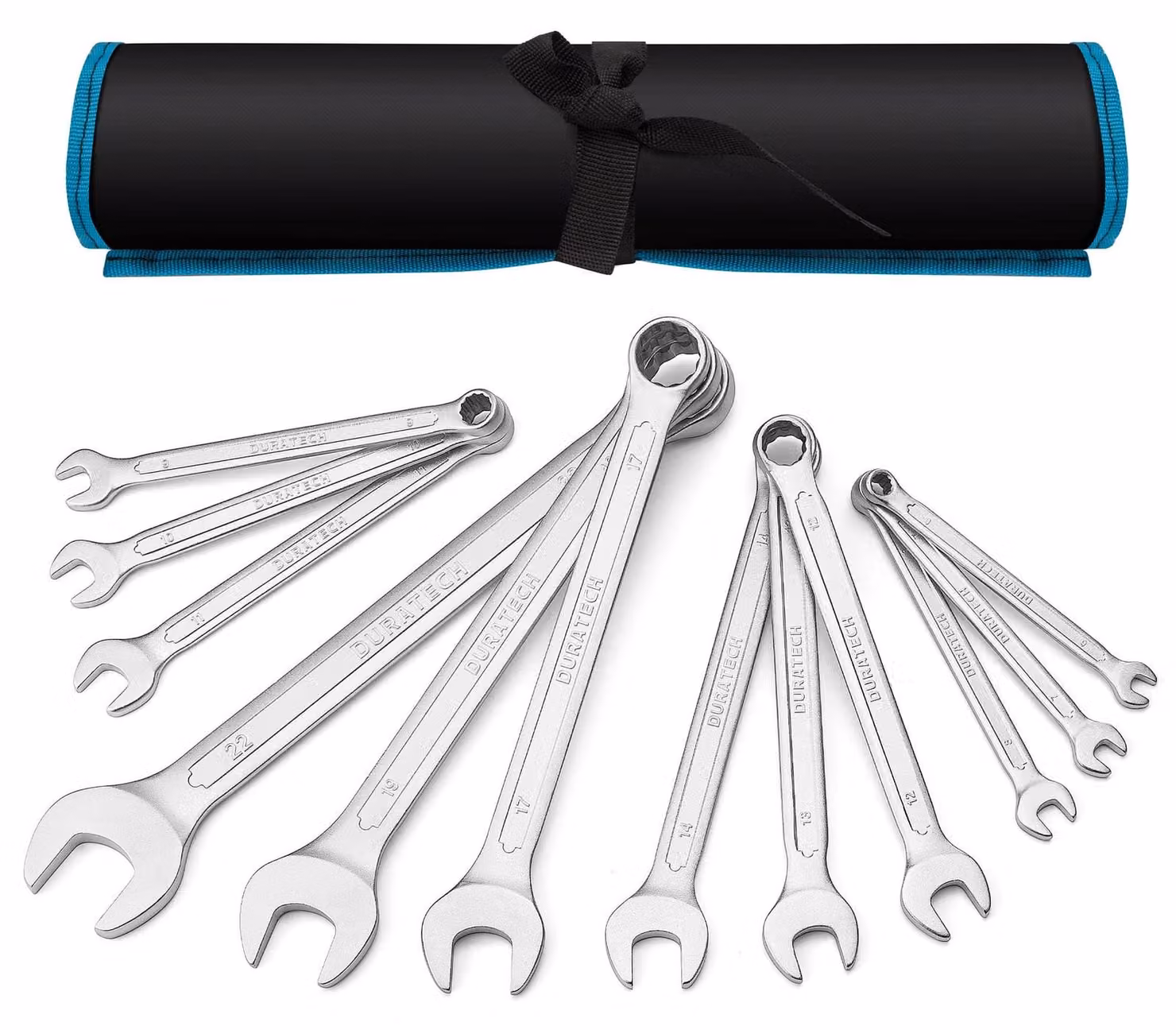 Set di chiavi combinate 12 pezzi 6-22 mm - Chiave combinata - Chiave a forchetta - Con custodia organizzatrice