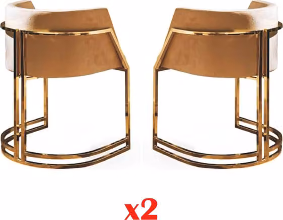 Luxus 2x Stuhl Esszimmerstuhl Küchenstühle Wohnzimmerstuhl Polsterstuhl Lehn