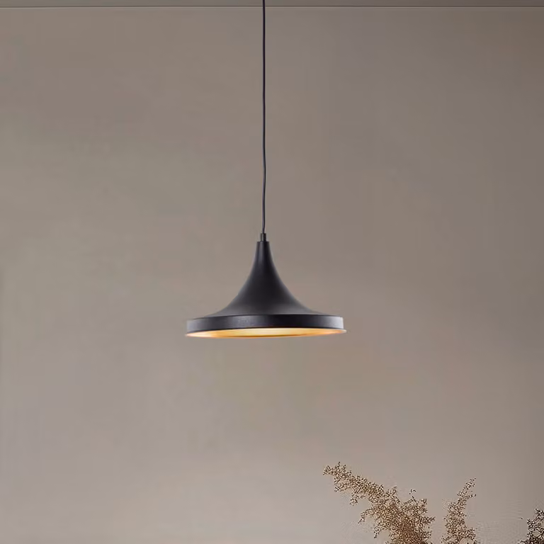 Lampada a sospensione Berceste 193-S Opviq, dimmerabile, Nero, Soggiorno / Sala da pranzo, Metallo, Lampada a sospensione