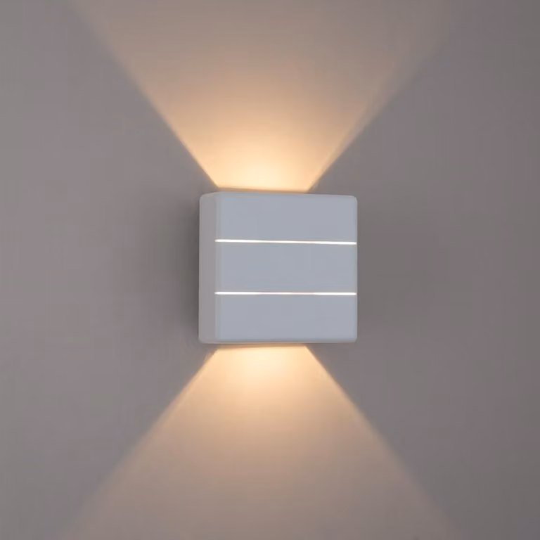 Lampada LED da esterno Immax LUXLINE, illuminazione a parete, BIANCA, 6 W, 3000 K, 240 V, IP54