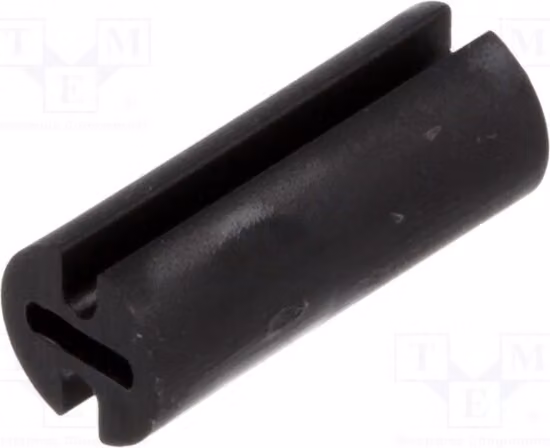 50 distanziatori, diametro esterno: 4,5 mm, LED: lunghezza 11 mm, diametro LED: 3 mm, colore nero, modello FIX-LEDH-11, distanziatore per LED