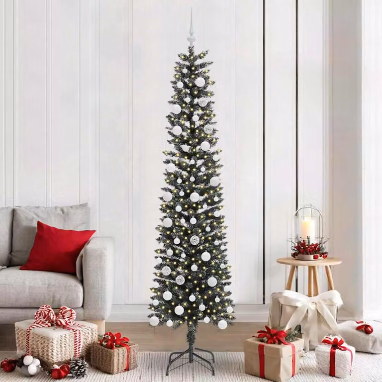 Maison Exclusive - Albero di Natale artificiale con 300 LED e supporto, verde, 210 cm