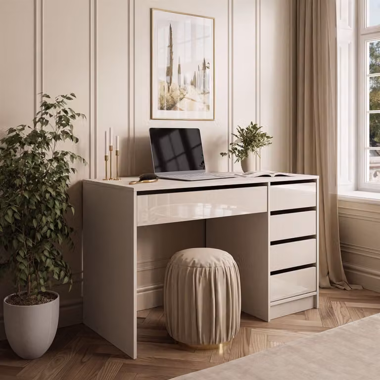 Scrivania MADA GLOSS Kashmir lucido con cassetti